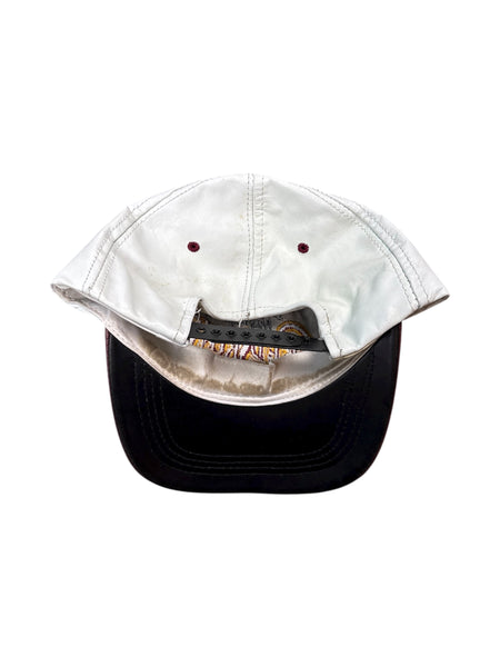 Vintage Washington Redskins leather snapback hat