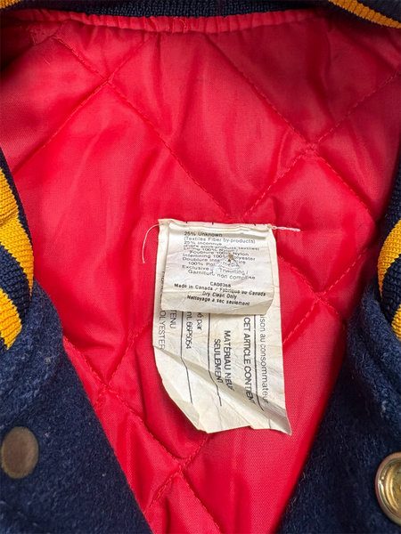 Vintage 1983 Notre Dame Fightin’ Irish Sr. Football Champs leather varsity jacket - M