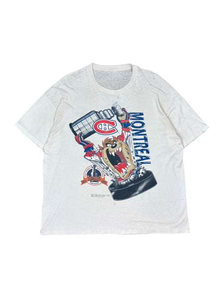 Vintage 1993 Montreal Canadiens Stanley Cup Taz tee - XL
