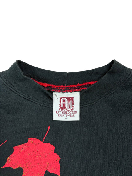 Vintage Canada puffy print maple leaf sweatshirt - M