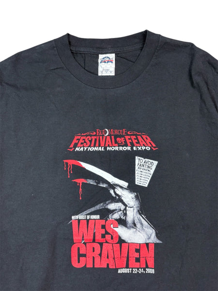 2008 Rue Morgue Festival of Fear Wes Craven tee - XL