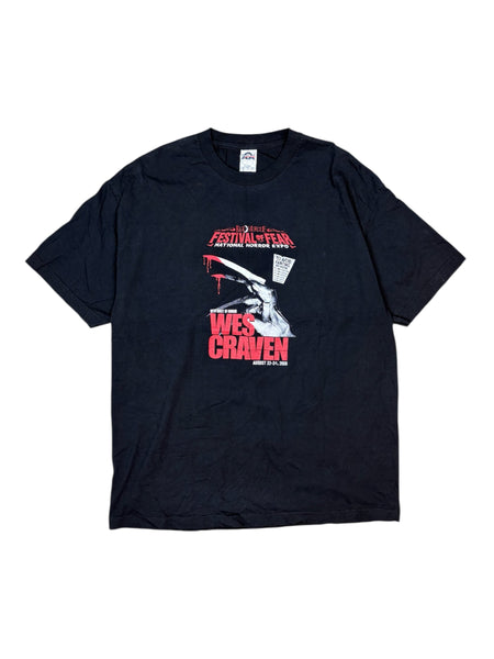 2008 Rue Morgue Festival of Fear Wes Craven tee - XL
