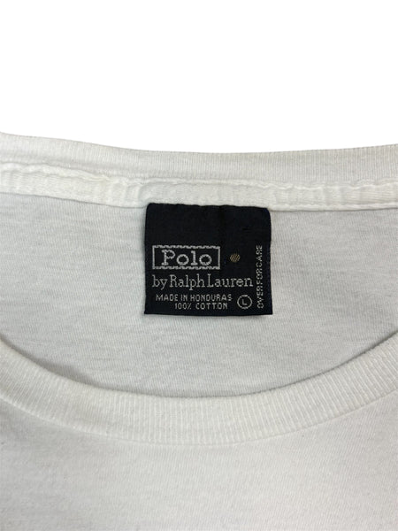 Vintage Polo Ralph Lauren middle logo tee - L