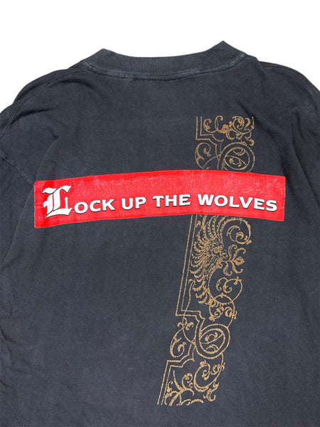 Vintage Dio Lock Up the Wolves tee - L