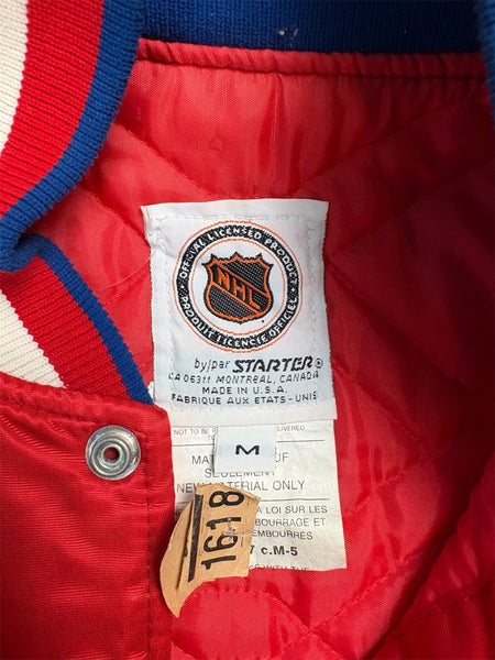 Vintage Starter Montreal Canadiens satin bomber jacket - M