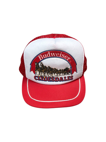 Vintage Budweiser Clydesdales snapback trucker hat