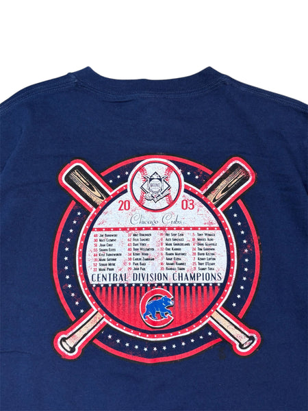 2003 Chicago Cubs Central Division Champions tee - L