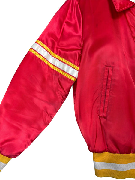 Vintage Shain Calgary Flames insulated satin jacket - M