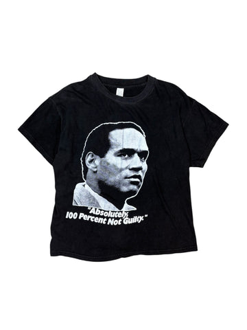 Vintage O.J. Simpson Not Guilty tee - L
