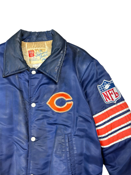 Vintage Shain Chicago Bears insulated satin jacket - M