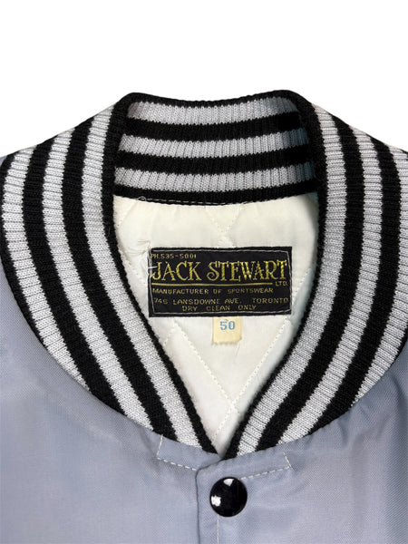 Vintage 1985 Fort Erie Playboy Miller High Life Hockey Champs satin jacket - XL