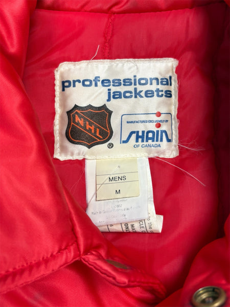 Vintage Shain Chicago Blackhawks insulated satin jacket - M
