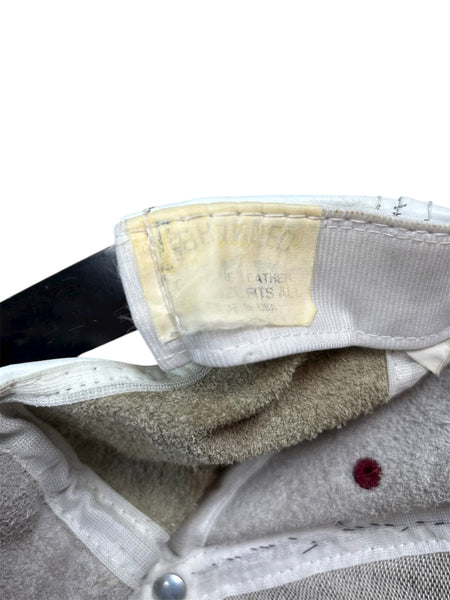 Vintage Washington Redskins leather snapback hat