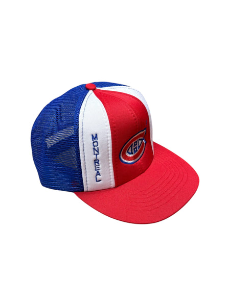 Vintage 80s Montreal Canadiens snapback trucker hat