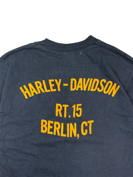Vintage 80s Harley Davidson Berlin, CT tee - L