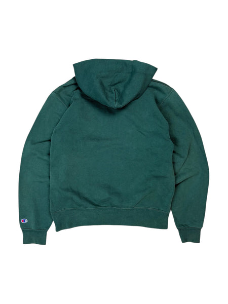 Vintage Champion faded green hoodie - M