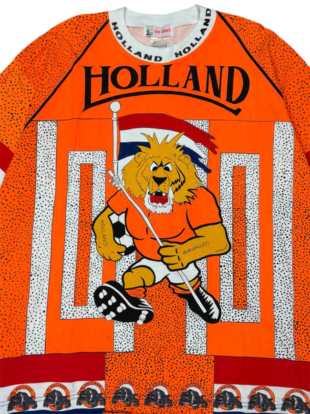 Vintage Holland Soccer all over print tee - XL