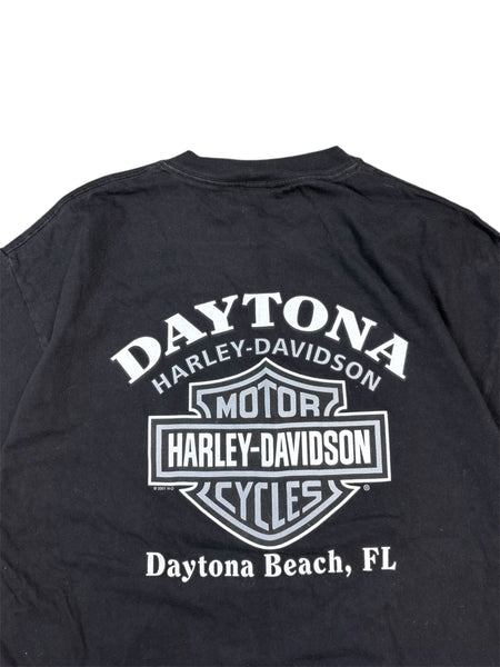 Vintage 2001 Harley Davidson Daytona Beach tee - L