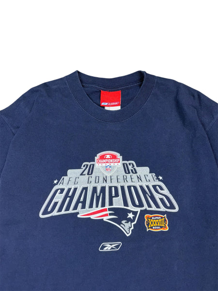 2003 New England Patriots AFC Conference Champions tee - M