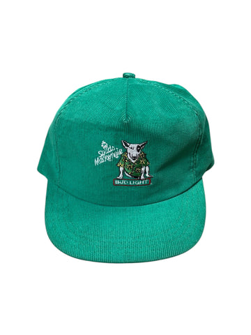 Vintage Bud Light Spuds MacKenzie corduroy snapback hat