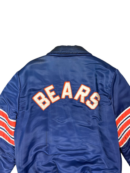 Vintage Shain Chicago Bears insulated satin jacket - M