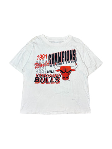 Vintage 1991 Chicago Bulls World Champions tee - L