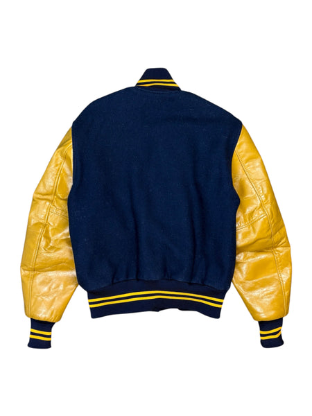 Vintage 1983 Notre Dame Fightin’ Irish Sr. Football Champs leather varsity jacket - M