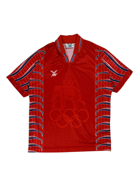 90s FBT Thailand Olympic soccer jersey - XL