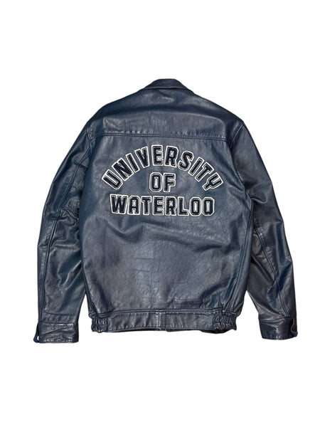 Vintage University of Waterloo leather jacket - L