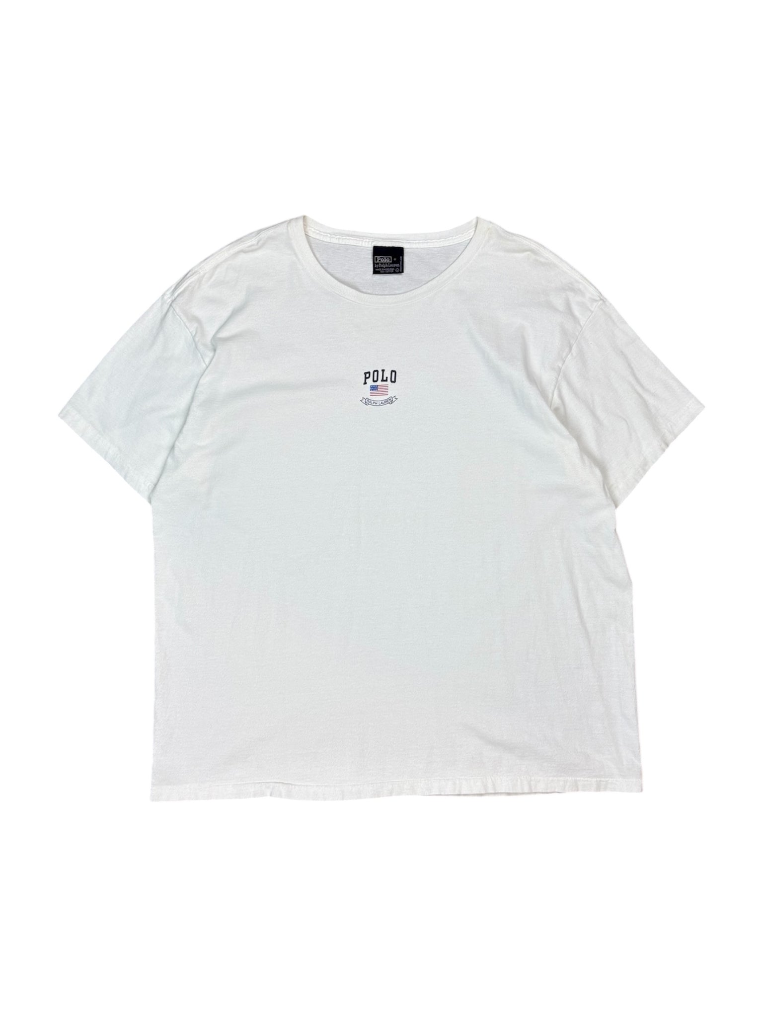 Vintage Polo Ralph Lauren middle logo tee - L