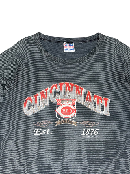 Vintage 1993 Cincinnati Reds striped tee - XL