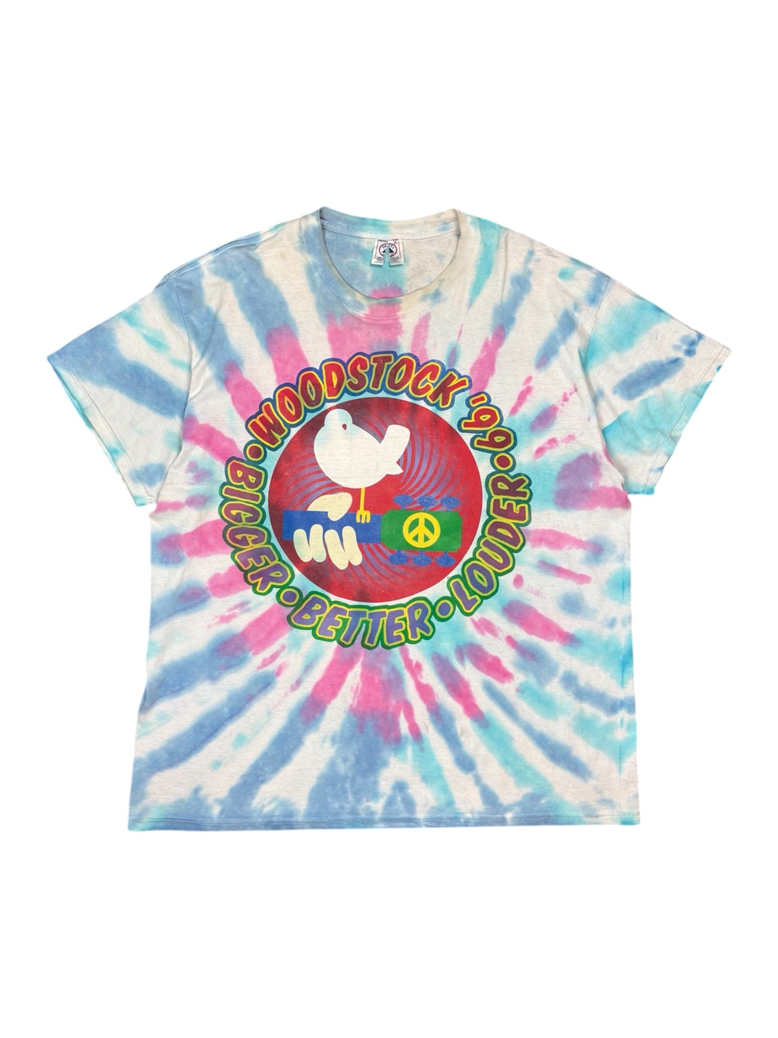 Vintage Woodstock ‘99 tie dye tee - XL