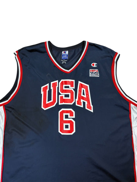 Vintage Champion Team USA Allan Houston jersey - XL