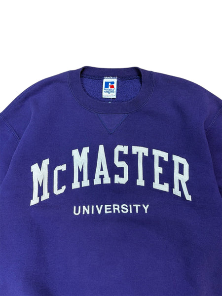 Vintage 90s McMaster University Russell Athletic sweatshirt - M