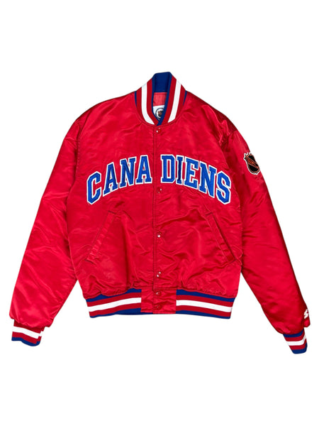 Vintage Starter Montreal Canadiens satin bomber jacket - M