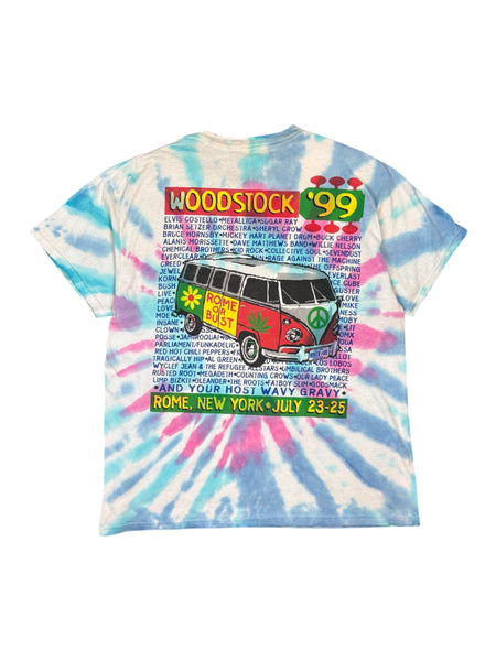 Vintage Woodstock ‘99 tie dye tee - XL