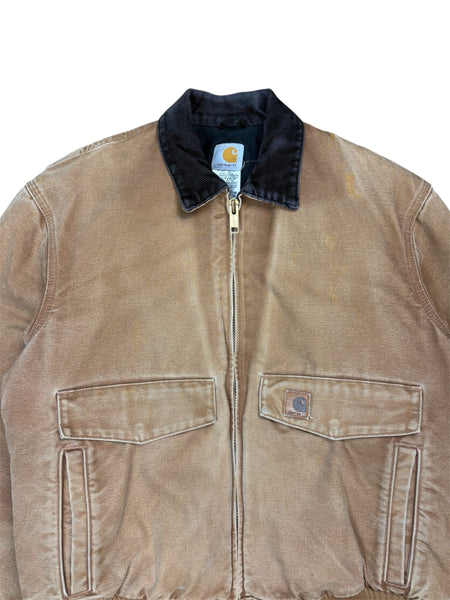 Carhartt J165 insulated faded brown jacket - L