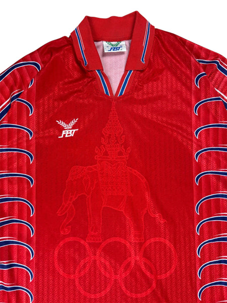 90s FBT Thailand Olympic soccer jersey - XL