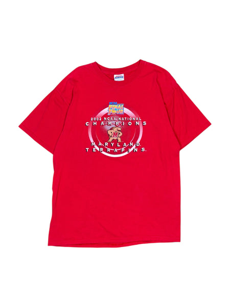 2002 Maryland Terrapins Basketball NCAA National Champions tee - L