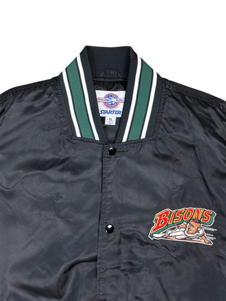 Vintage Starter Buffalo Bisons satin bomber jacket - XL