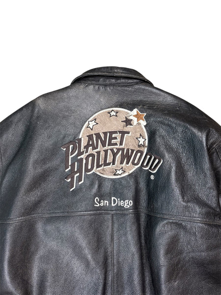 Vintage Planet Hollywood San Diego leather jacket - XL