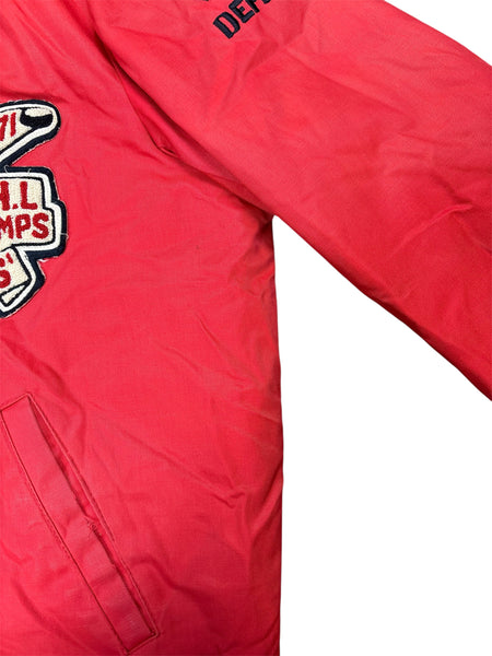 Vintage 1970 NIHL Champs Mudcats hockey jacket - M