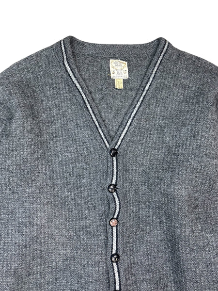 Vintage 70s wool cropped cardigan - L