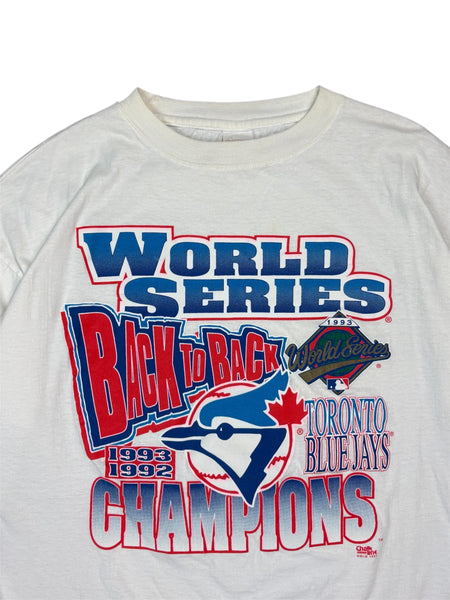 1993 Toronto Blue Jays Back to Back World Series Champions tee - XL