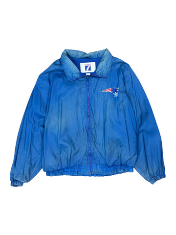 Vintage faded Logo 7 New England Patriots windbreaker - XL