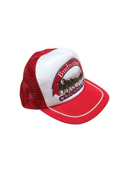 Vintage Budweiser Clydesdales snapback trucker hat
