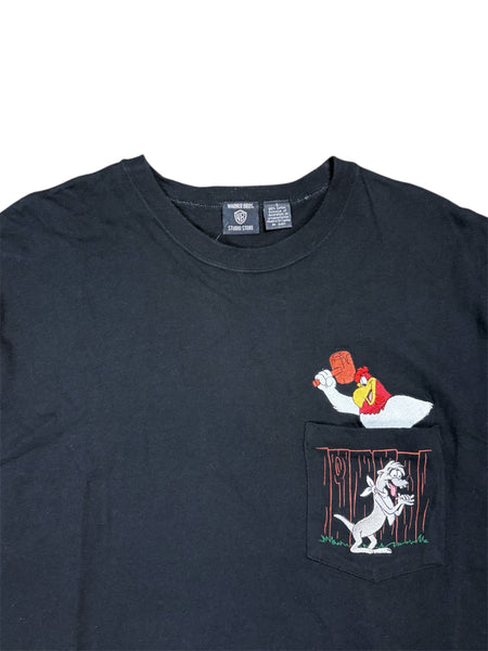 Looney Tunes embroidered pocket tee - L
