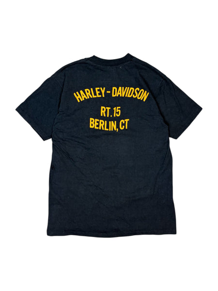 Vintage 80s Harley Davidson Berlin, CT tee - L