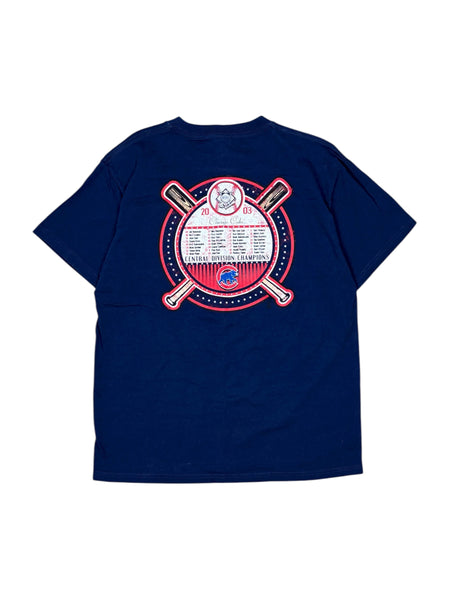 2003 Chicago Cubs Central Division Champions tee - L