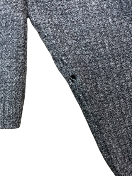 Vintage 70s wool cropped cardigan - L